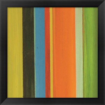 Framed Hampton Stripe III Print