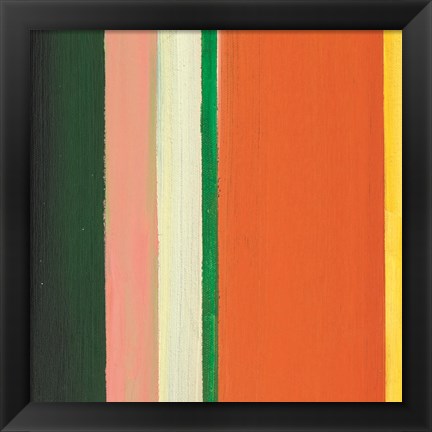 Framed Hampton Stripe IV Print