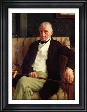 Framed Portrait of Hilaire Degas Print