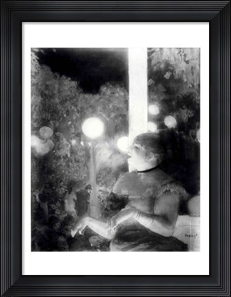 Framed Cafe Concert Print