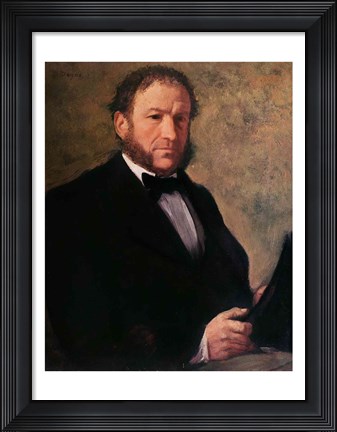 Framed Portrait of Monsieur Ruelle, 1861 Print