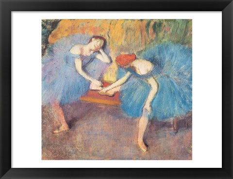 Framed Two Dancers at Rest Print