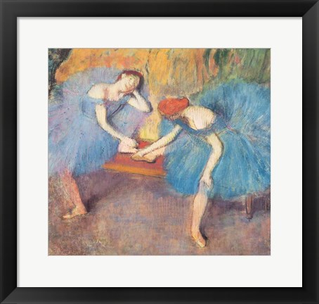 Framed Two Dancers at Rest Print