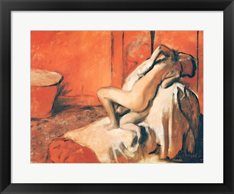 Framed After the Bath 3 Print