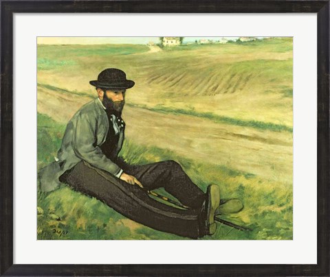 Framed Eugene Manet Print