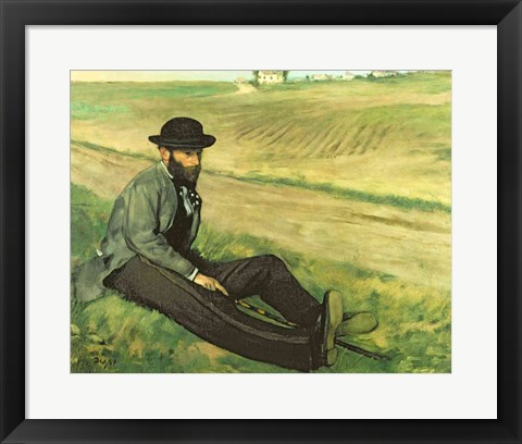 Framed Eugene Manet Print