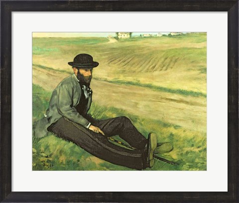 Framed Eugene Manet Print