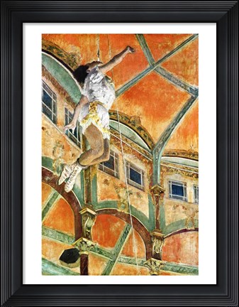 Framed Miss La la at the Cirque Fernando, 1879 Print