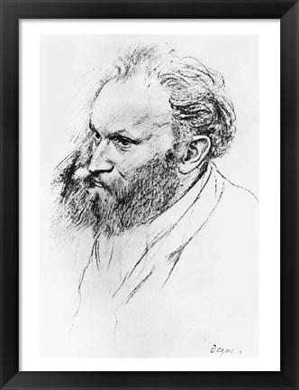 Framed Portrait of Edouard Manet Print