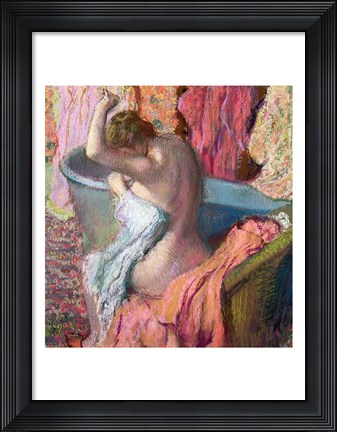 Framed Seated Bather, 1899 Print