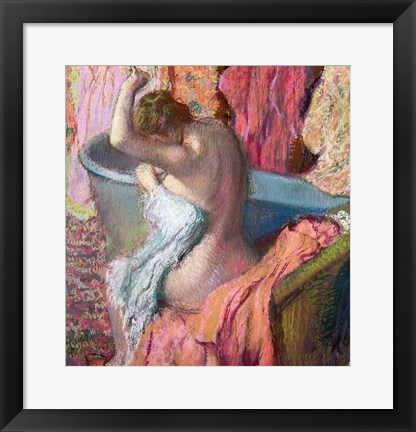 Framed Seated Bather, 1899 Print