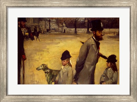 Framed Place de la Concorde, 1875 Print