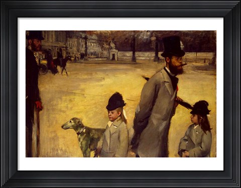 Framed Place de la Concorde, 1875 Print