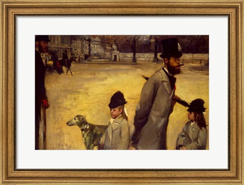 Framed Place de la Concorde, 1875 Print