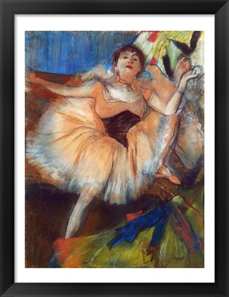 Framed Seated Dancer Print