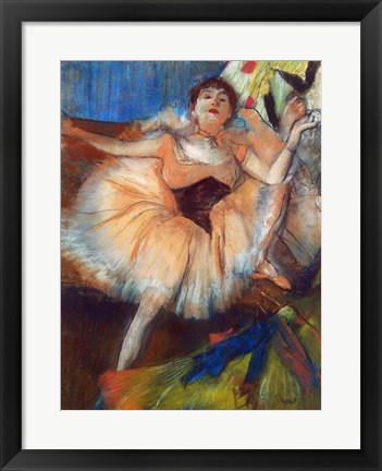 Framed Seated Dancer Print