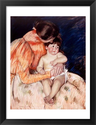 Framed Mother and Child Print