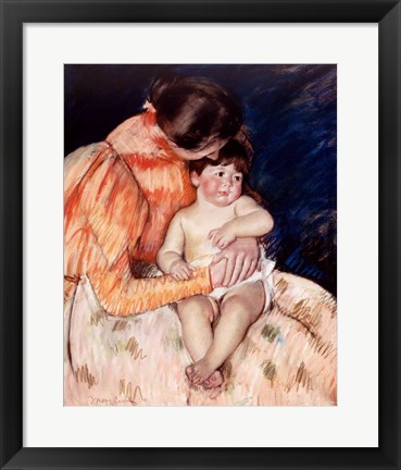 Framed Mother and Child Print