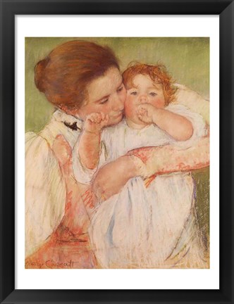 Framed Mother and Child, 1897 Print