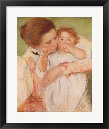 Framed Mother and Child, 1897 Print