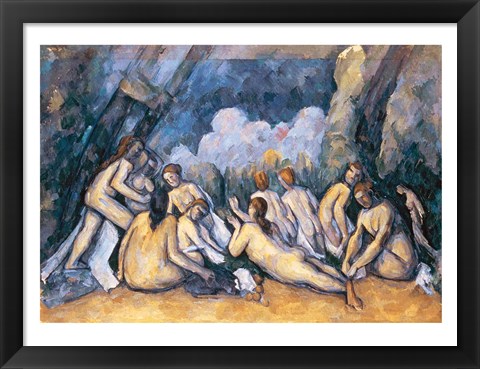 Framed Large Bathers Print