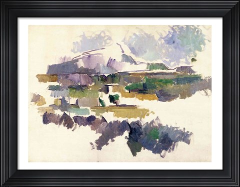 Framed Montagne Sainte-Victoire A Print