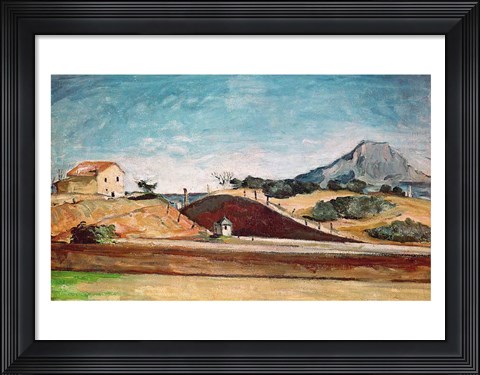 Framed Railway Cutting Print