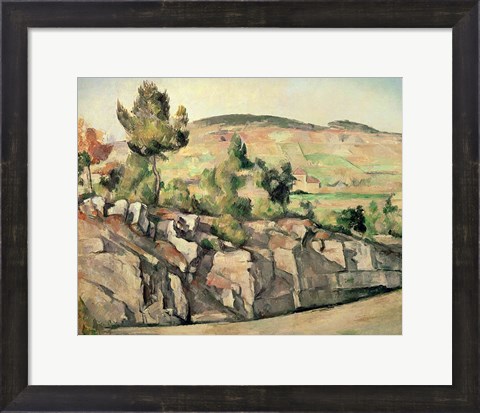 Framed Hillside in Provence Print