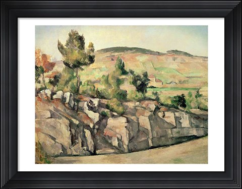 Framed Hillside in Provence Print
