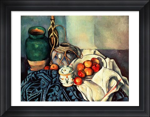 Framed Still Life with Apples Print