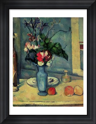 Framed Blue Vase Print