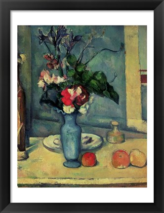 Framed Blue Vase Print