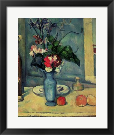 Framed Blue Vase Print