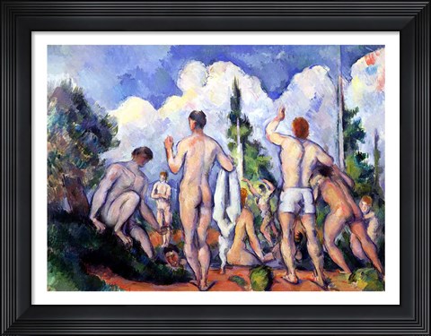 Framed Bathers Print