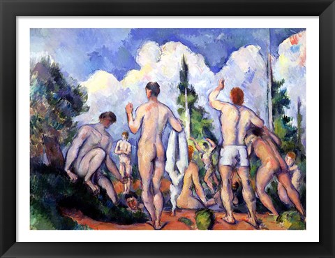 Framed Bathers Print