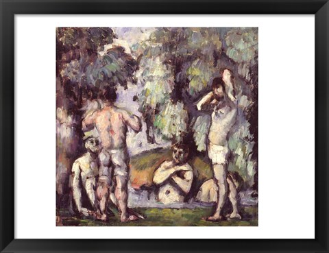 Framed Five Bathers Print