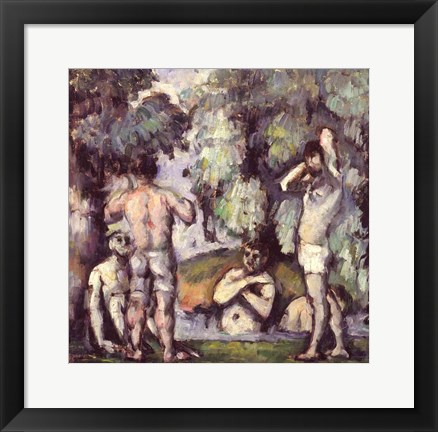 Framed Five Bathers Print