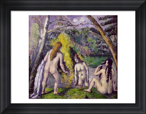Framed Three Bathers Print