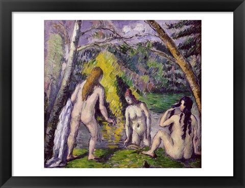 Framed Three Bathers Print