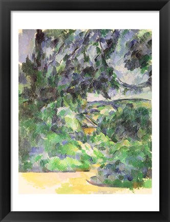 Framed Blue Landscape Print