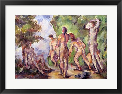 Framed Bathers Print