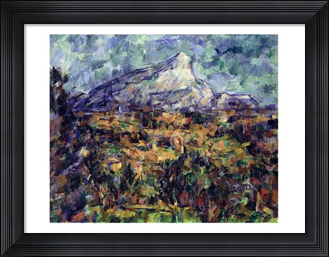 Framed Mont Sainte-Victoire Print