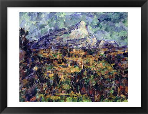 Framed Mont Sainte-Victoire Print