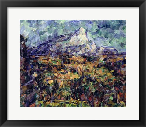 Framed Mont Sainte-Victoire Print