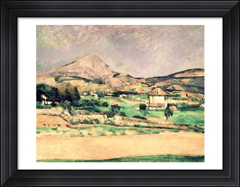 Framed Montagne Sainte-Victoire D Print