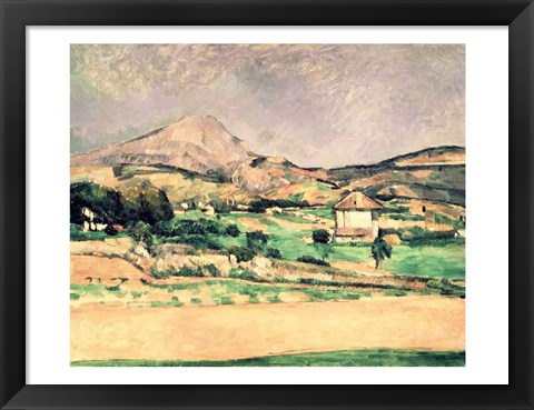 Framed Montagne Sainte-Victoire D Print