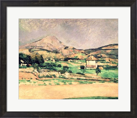 Framed Montagne Sainte-Victoire D Print
