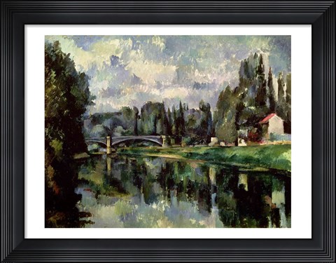 Framed Banks of the Marne at Creteil, c.1888 Print