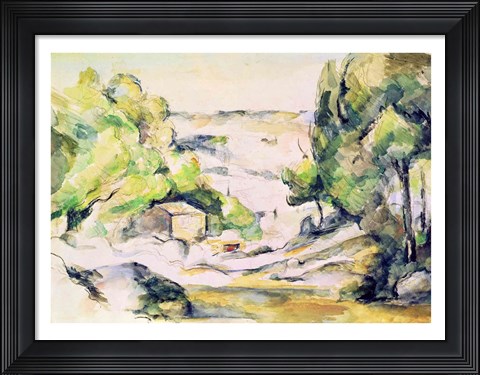 Framed Countryside in Provence Print