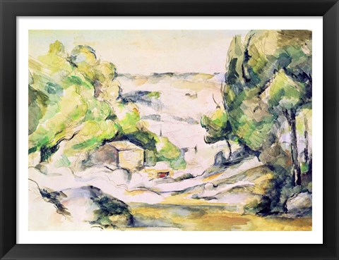 Framed Countryside in Provence Print